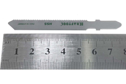 Пилки KRAFTOOL для эл/лобзика, HSS, по металлу, 1.5-2 мм, EU-хвост., шаг 1.2 мм, 50 мм, 5 шт 159551-1.2-S5