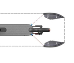 Заглушки пластиковые в деке для Xiaomi M365