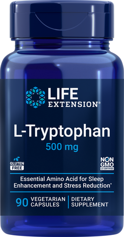 L-триптофан 500 мг 90 капсул Life Extension
