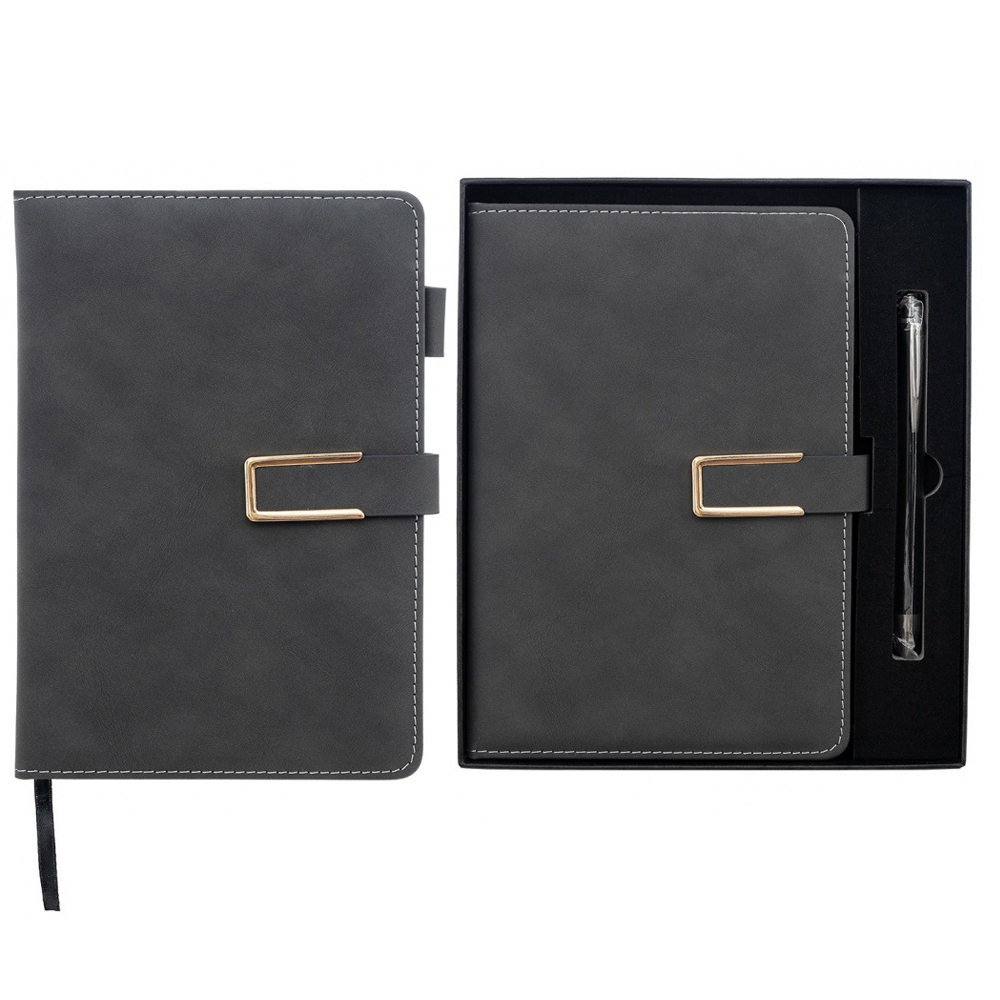 Ежедневник Basir, с ручкой, формат А5, материал-кожезаменитель, 116 листов, размер 14,5*21 см
