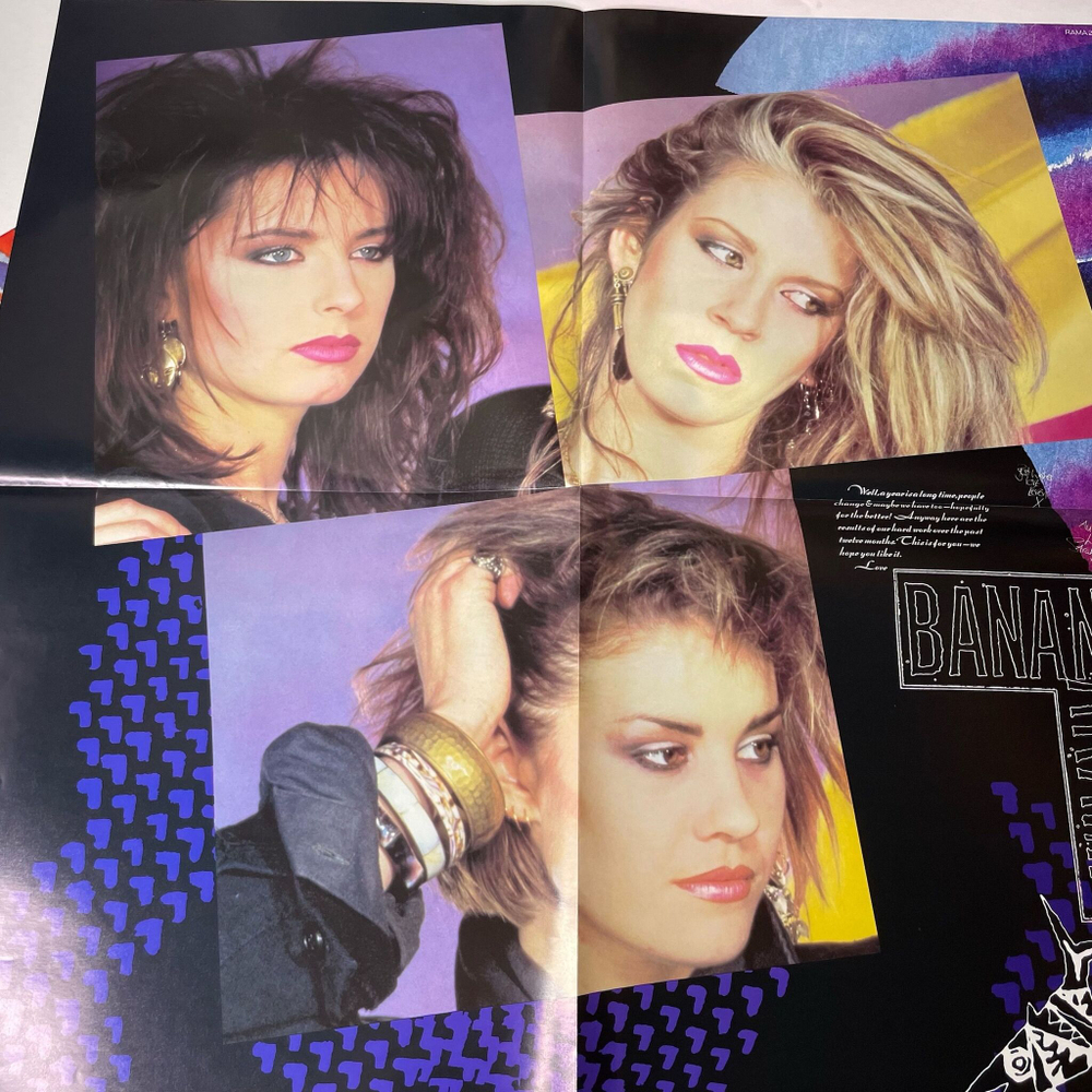 Винтажная виниловая пластинка LP Bananarama (Japan 1984) (No Obi) (Poster) Dream Baby