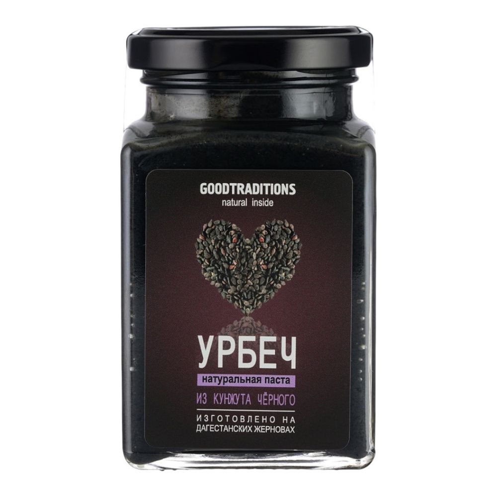 Урбеч из черного кунжута, 260 мл (Good Traditions)