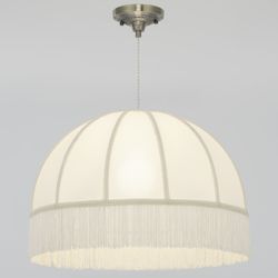 Citilux Базель CL407031 Подвесной светильник бронза с бежевым абажуром