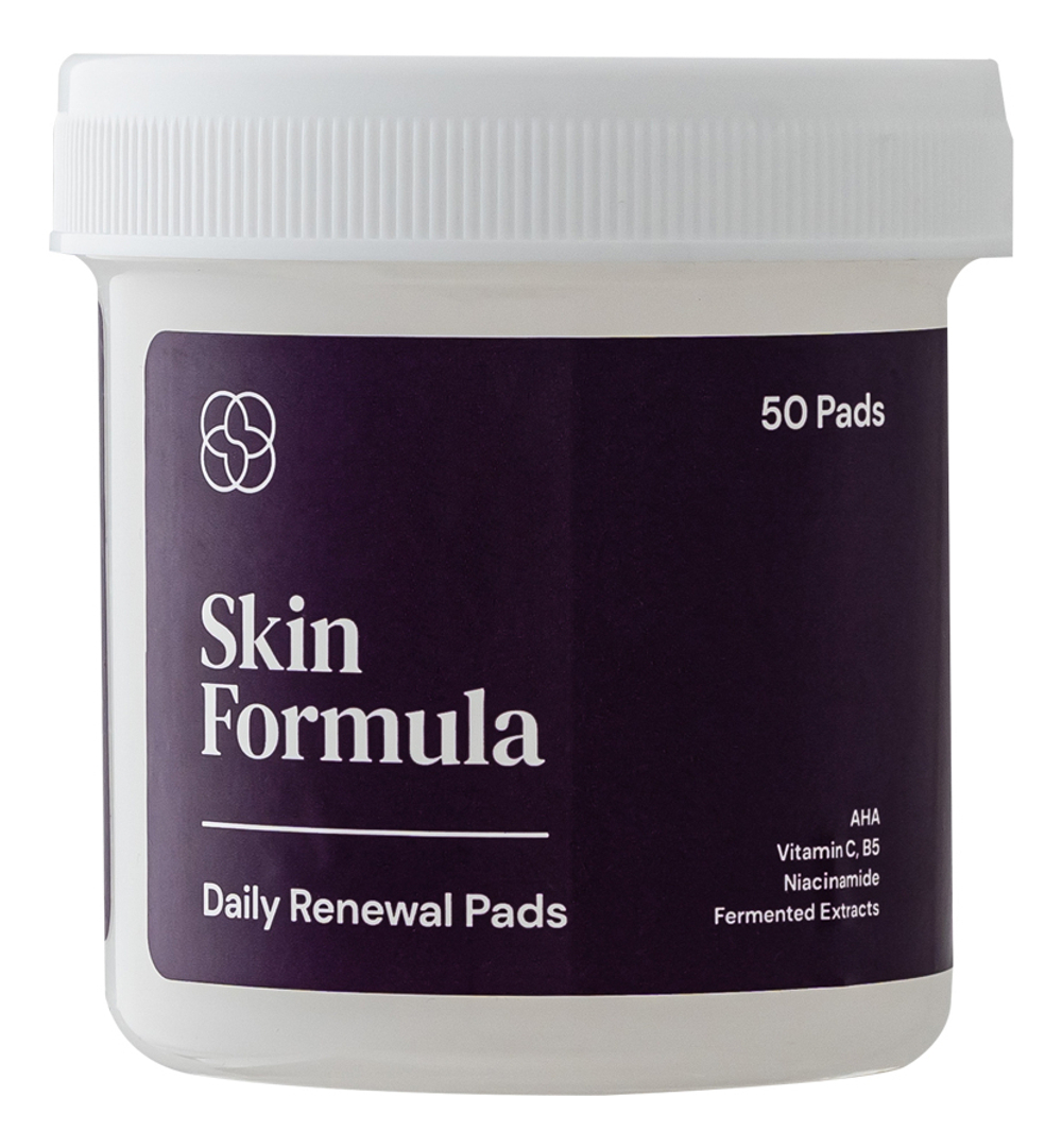 Skin Formula Daily Renewal Pads,Мультивитамин. обновляющие салфетки с регенерирующим действием 50шт