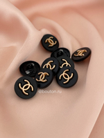Пуговицы Шан. Черные золотое лого