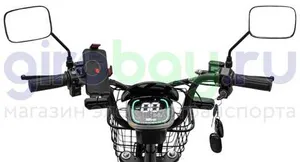 Электроскутер GT U3 1000W (60V/30Ah) железофосфат - Серый фото №9