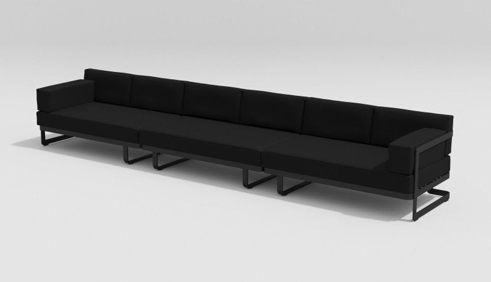 Hacienda, набор антрацит/черный, алюминий