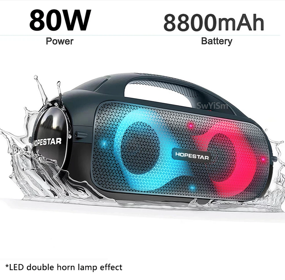 Беспроводная колонка Hopestar A50 PARTY (80W/8.8A) Colorful