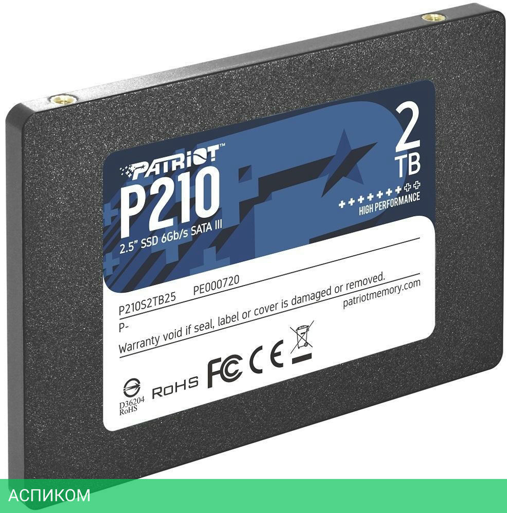 SSD диск Patriot 2.0Tb P210 P210S2TB25