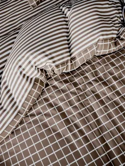 Постельное белье поплин Сказка "Мария/Мария" 1,5-сп Наволочка 50х70 см 1 шт Простынь на резинке 90x200 смПододеяльник 145x215 см