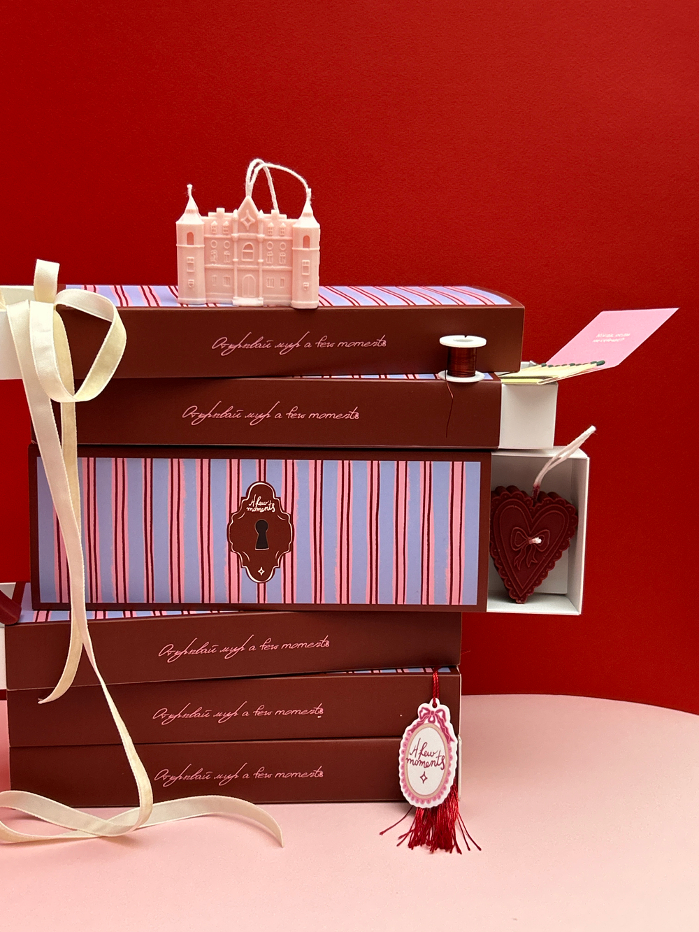 Набор из трех свечей-подвесов, Мир AFM Амур