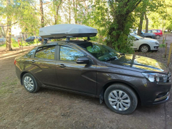 Автобокс Way-box Cobra 480 на крышу Lada Vesta
