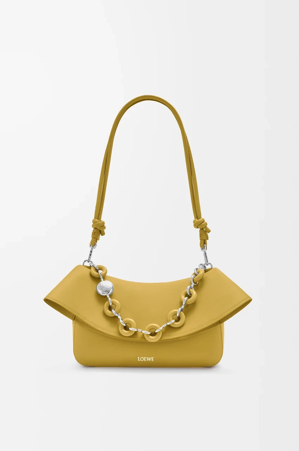 Loewe Средняя сумка Ola из гладкой телячьей кожи, желтый