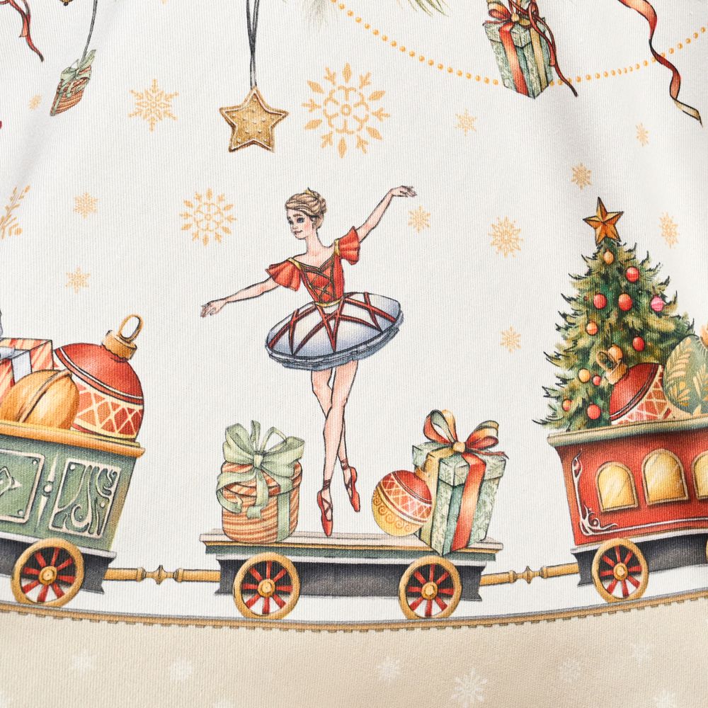 СКАТЕРТЬ ОВАЛЬНАЯ "ЩЕЛКУНЧИК" ,140Х180СМ ,БЕЖЕВЫЙ, 100% ХЛОПОК ,ТВИЛ