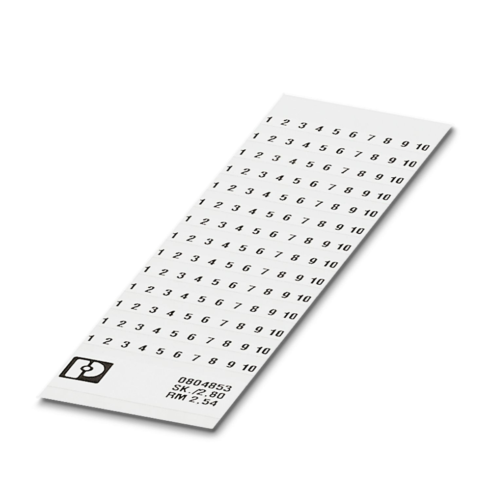 0804853:0021 - SK 2,54/2,8:FORTL.ZAHLEN 21-30 - Маркировка для клеммных модулей