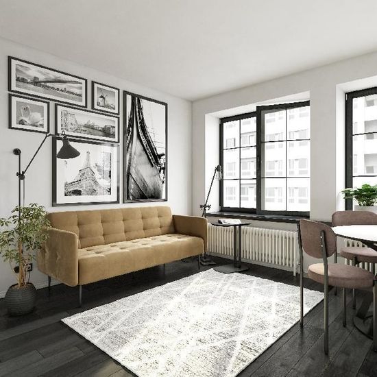 Monaco диван-кровать с подлокотниками, трехместный, бархат бежевый 5