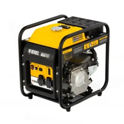 Генератор инверторный 3.5 кВт, 230 В, бак 5 л, открытый корпус, ручной старт Denzel Denzel