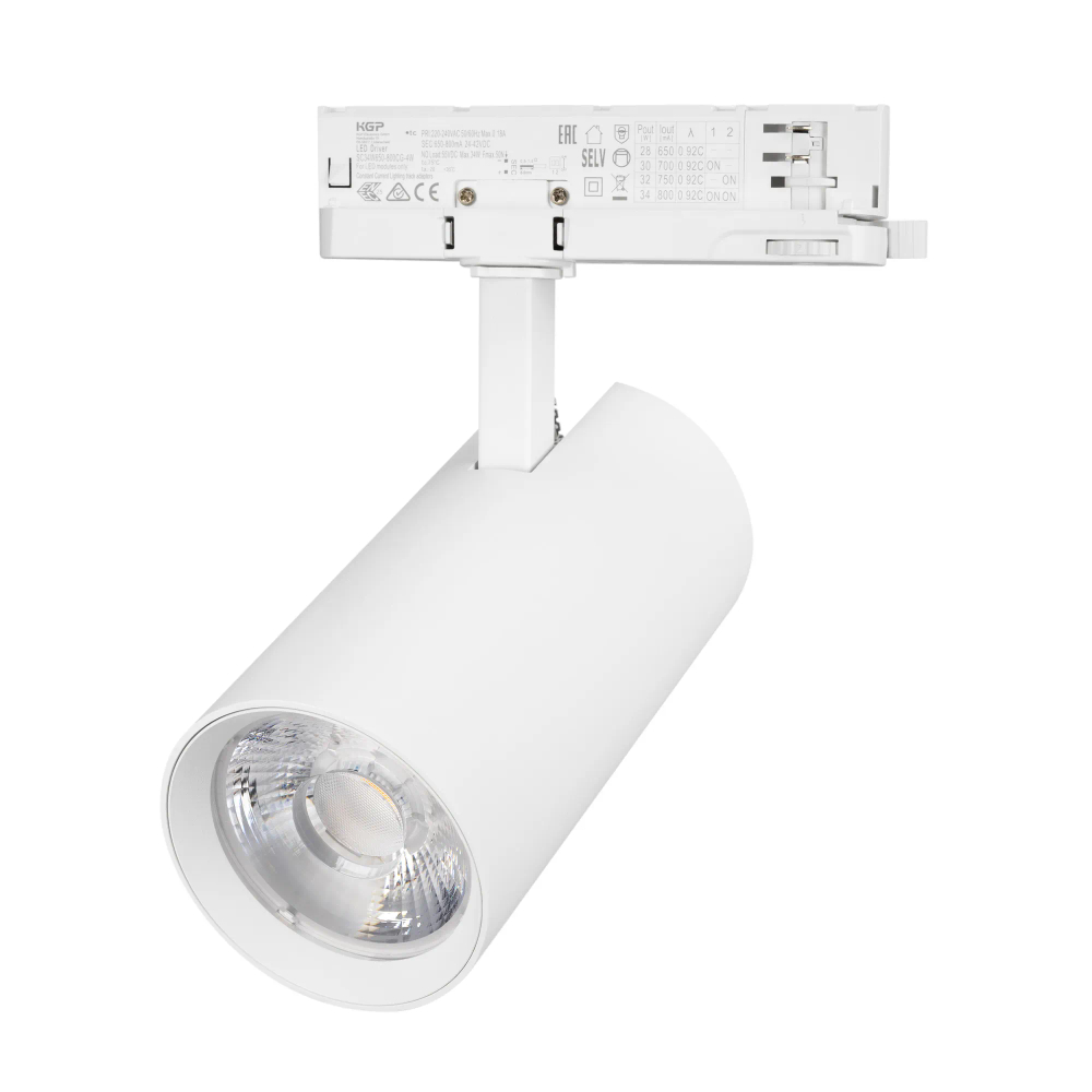 Светильник LGD-GERA-4TR-R90-30W Warm3000 (WH, 15 deg, 230V) (Arlight, IP20 Металл, 5 лет) 055189