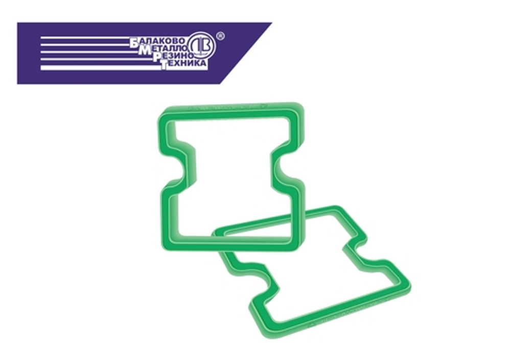 Прокладка крышки головки цилиндров КАМАЗ 7406.1003270 БМРТ (Зеленый силикон) шт 37406