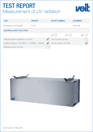 Очиститель воздуха VEIT АС 20