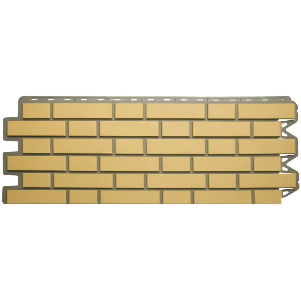 Панель фасадная Альта Профиль Кирпич клинкерный желтый 1220х440 мм