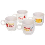 Набор кружек на стойке 280мл «Летние фрукты»