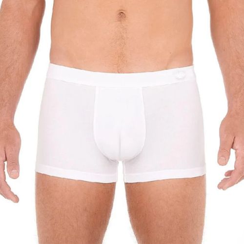 Мужские трусы боксеры белые HOM Supreme Cotton 40-2449-0003