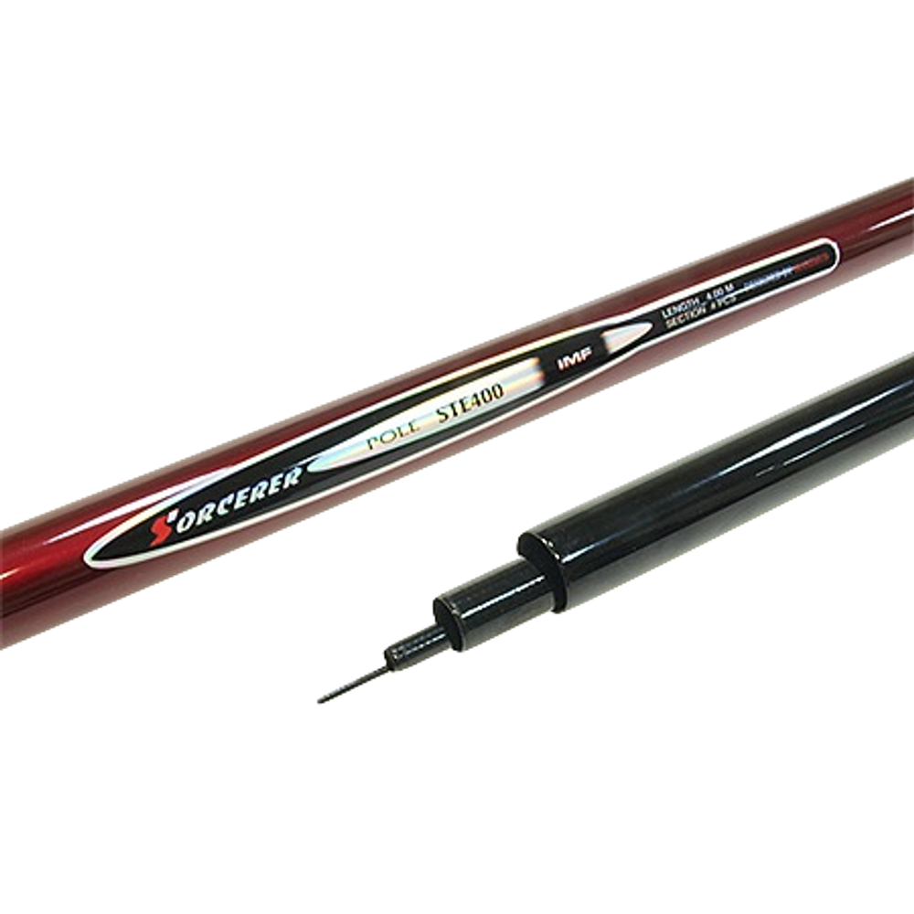 Удилище без колец Maximus Sorcerer Pole STE 400  4м 4секц. 174г Тр.длина 1.18м