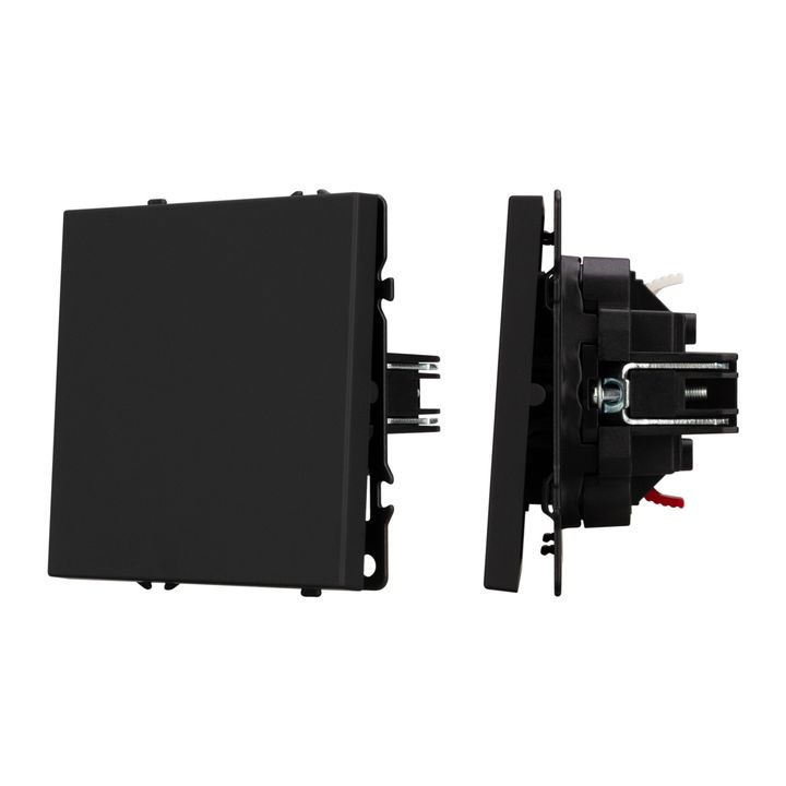 Механизм звонкового выключателя SWT-NOBE-MKR1-SFPL-BK (230V, 10A) Arlight 054270(1)