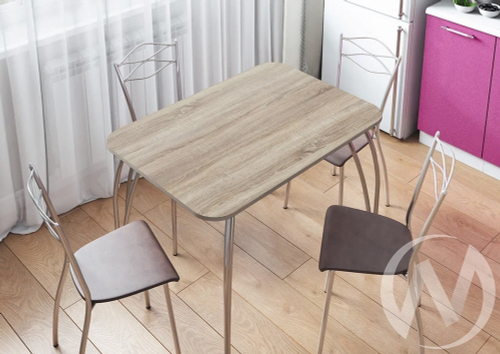 Стол кухонный прямоугольный 1000*670 (Сонома)