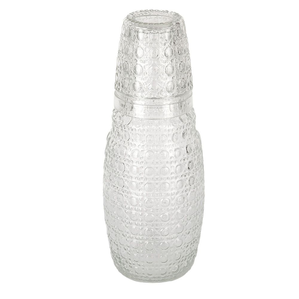 Графин со стаканом, набор 2пр. 1100мл/250мл (стекло) (индивидуальная упаковка)