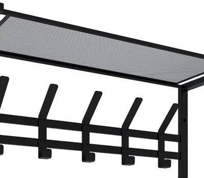 Вешалка с полкой «Торонто 21», hanger with shelf (Черный)