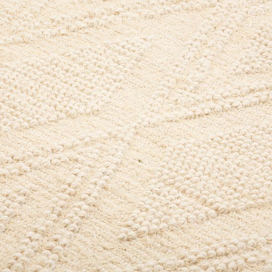 Ковер из шерсти и переработанного хлопка shillong из коллекции ethnic, 120х180см