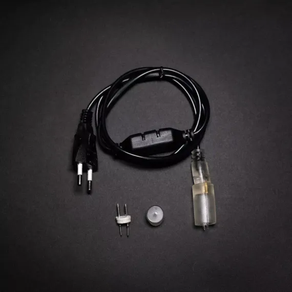 Установочный комплект для светодиодного Дюралайта 24В Ø10 мм., Laitcom (F0-24V-K)