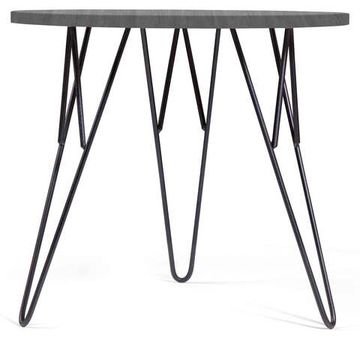 Журнальный столик ОСТИН Санторини черный / черный каркас