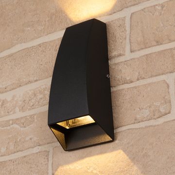 Уличный настенный светодиодный светильник Techno 1016 чёрный Elektrostandard