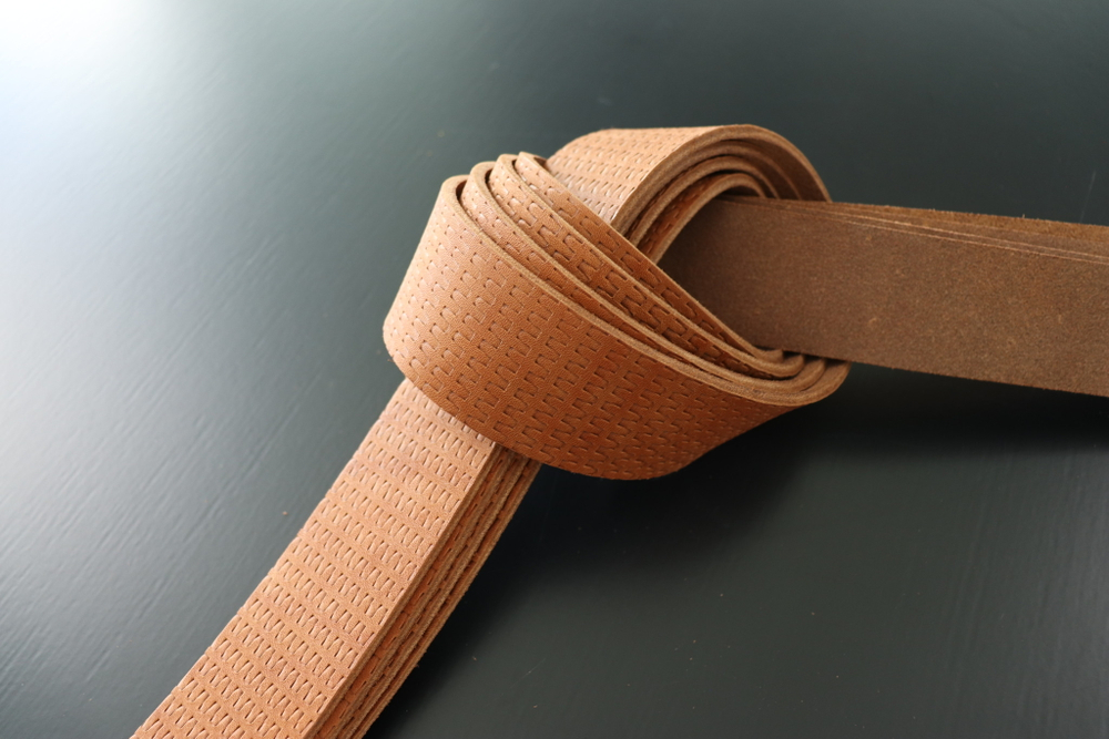 Ременная заготовка Коньяк + Плита Плетение