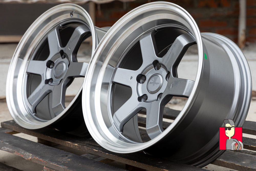 Комплект дисков Rays TE37V 17x8/9 et35/25 5x114.3