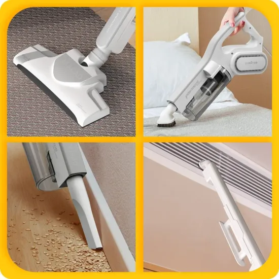 Вертикальный пылесос Xiaomi Deerma Vacuum Cleaner DX700, белый