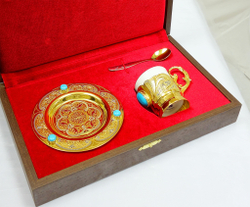 Кофейный набор "Бирюза"