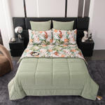 Комплект постельного белья на резинке Сатин Velouria Luxe с Одеялом VLR017