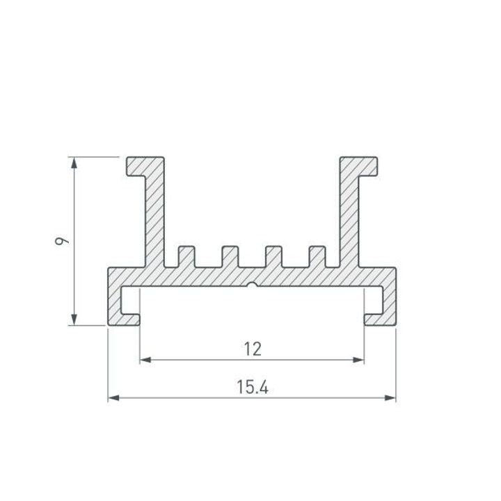 Основание для ленты Arlight SL-Line-2522-2500 033415