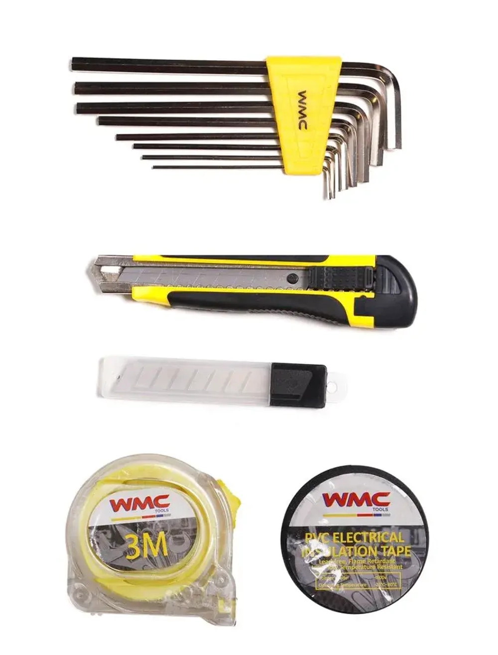 Набор инструментов 34пр, для электрика WMC TOOLS WMC-1034