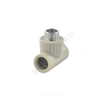 Тройник PP-R комбинированный серый Дн 32х3/4" НР VALFEX 10128132Г