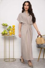 Платье Исландия (серо-коричневое) П13623-30М LT Collection