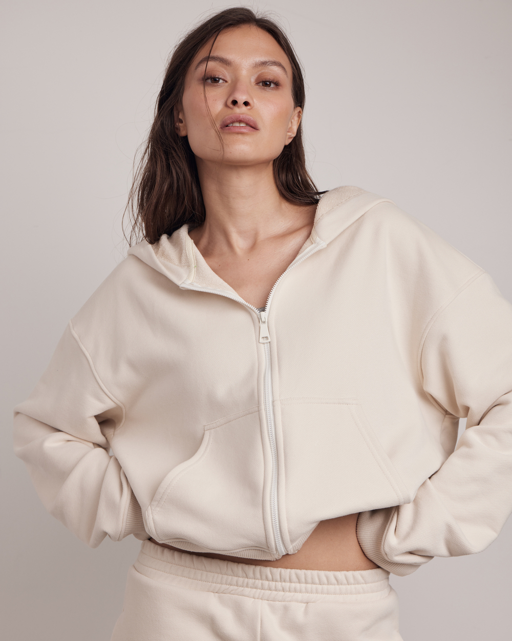 Зип - худи The Daily Zip In Ivory
