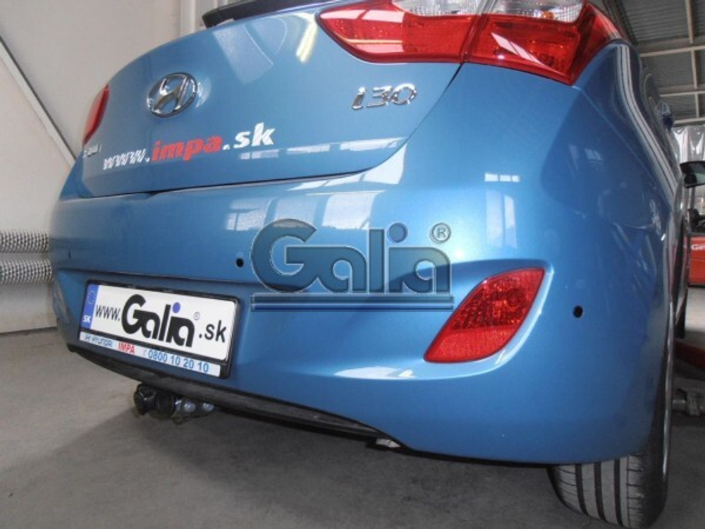 Фаркоп оцинкованный Galia H086A для Hyundai i30 хетчбек 2012-, Kia Ceed хетчбек 2012-(паспорт и сертификат в комплекте)(без электрики)