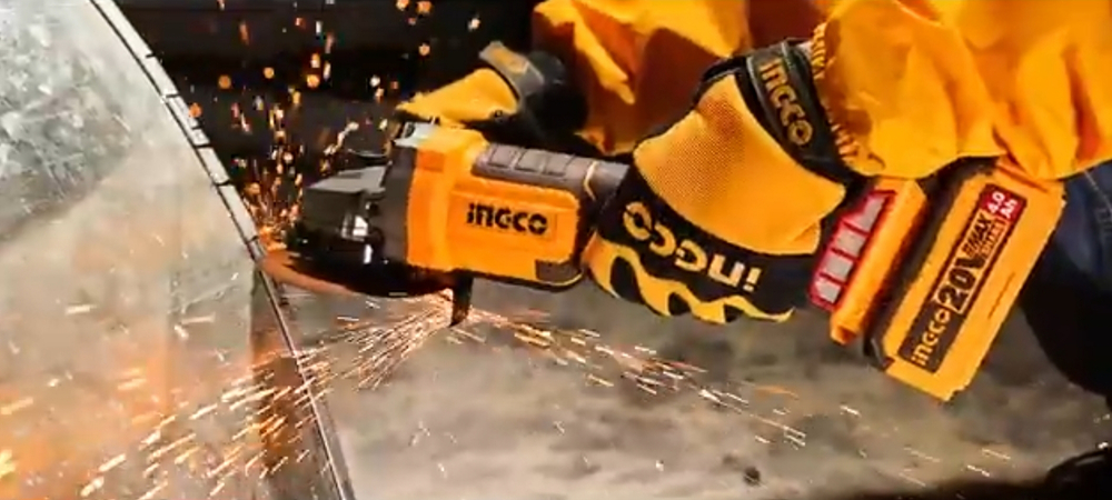 Аккумуляторная угловая шлифовальная машина (УШМ) INGCO CAGLI2111561 INDUSTRIAL 20 В 115 мм