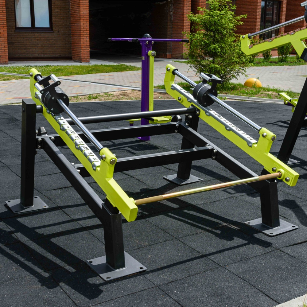 Force-2813 Уличный тренажер Становая тяга с переменной нагрузкой ZAVODSPORTA