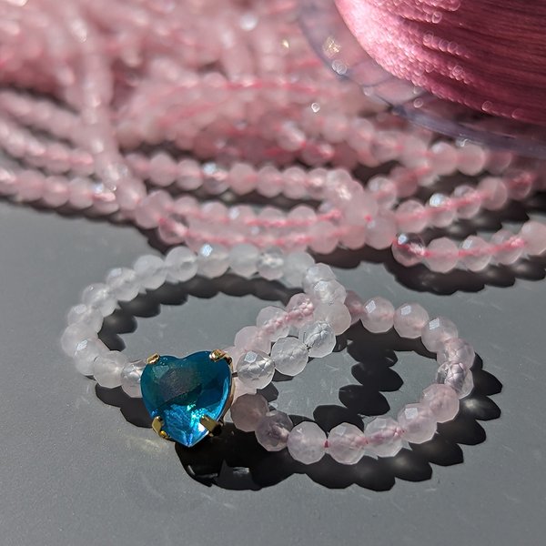 Нить для браслетов, нейлон, оттенок "Снег", 0,5мм